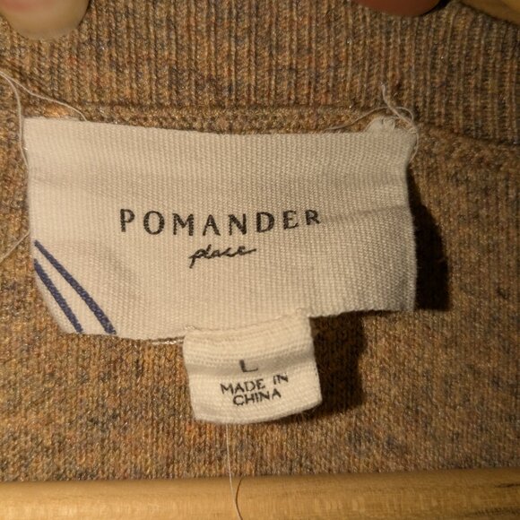 Tuckernuck Pomander Place Vivianne Sweater Dress Crewneck Large Sandalwood Tan - Picture 8 of 11